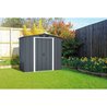 Gartenhaus - Metall - DURAMAX - 2,47 m² - 0,33 mm - Anthrazit - DUECO6