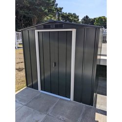 Gartenhaus - Metall - DURAMAX - 2,47 m² - 0,33 mm - Anthrazit - DUECO6