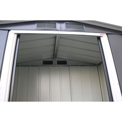 Gartenhaus - Metall - DURAMAX - 2,47 m² - 0,33 mm - Anthrazit - DUECO6