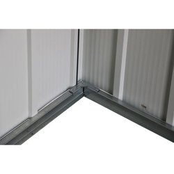 Gartenhaus - Metall - DURAMAX - 2,47 m² - 0,33 mm - Anthrazit - DUECO6