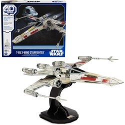 Star Wars - X-WING FIGHTER - Modelo 4D para construir - 28 cm