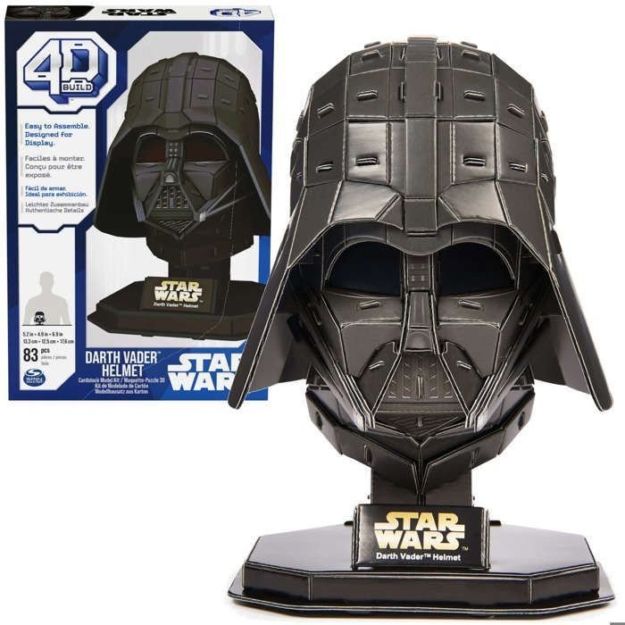SPIN MASTER DARTH VADER HELM Star Wars 4D Build