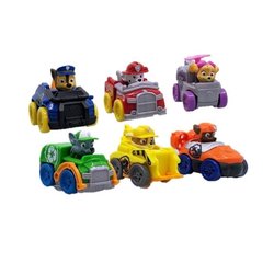 SPIN MASTER PACK 6 RACERS PUP SQUAD Patrulla Canina