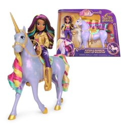 SPIN MASTER UNICORNIO CON FUNCIONES 28 CM WILDSTAR + MUÑECA 24 CM Unic