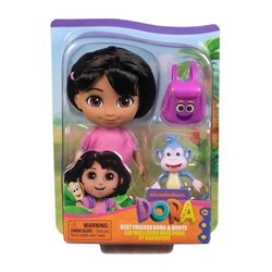 Dora - bambola 15 cm + statuina Boots - dai 3 anni - Dora l esploratri