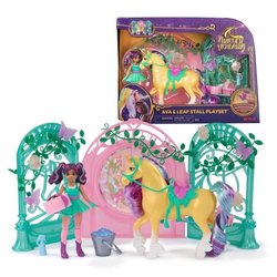 SET DE JUEGO SPIN MASTER MINI MUÑECA AVA Y LEAF COLOR REVEAL Unicorn A