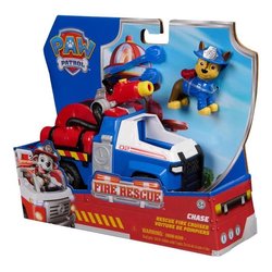 Figurine Chase - Véhicules + 2 projectiles - des 3 ans - Fire Rescue -