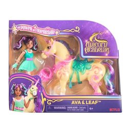 Ava + Leaf Figurine - 5 accessori inclusi - Dai 4 anni in su - Unicorn