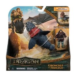SPIN MASTER PACK DRACHE UND WIKINGER 25 CM GRONK Dragons Movie