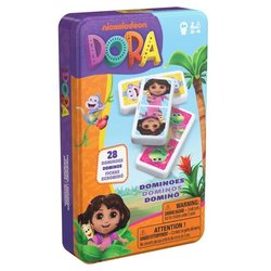 Dora - 28 Dominos - Boîte métal - des 4 ans - Dora l exploratrice