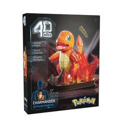 4D Build - Puzzle 3D - Salameche Pokémon - 241 pieces - 26cm - des 12 