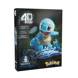 4D Build - Puzzle 3D - Carapuce Pokémon - 180 pieces - 24cm - des 12 a
