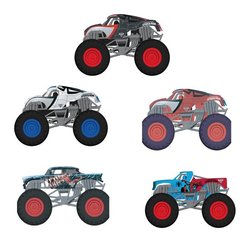 Paquete de 5 figuras de Spiderman Die Cast Monster Jam
