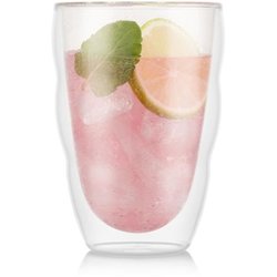BODUM PILATUS Set 2 double wall glass 0.35 l Transparent
