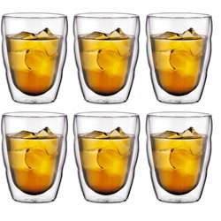 Juego de 6 vasos térmicos - BODUM - Pilatus - Doble pared - 0,25 l - T