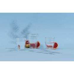 6er-Set Thermogläser - BODUM - Titlis - Doppelwandig - 0,35 l - Transp