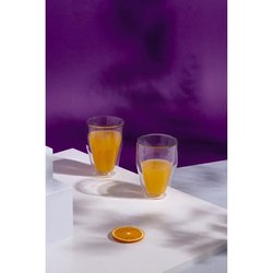 6er-Set Thermogläser - BODUM - Titlis - Doppelwandig - 0,35 l - Transp