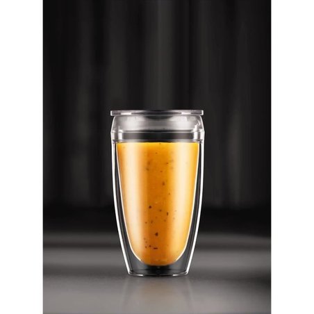 2er-Set BODUM-Becher - Pavina To Go - Doppelwandiger Kunststoff - Luft