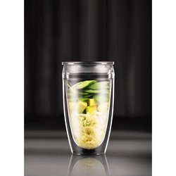 2er-Set BODUM-Becher - Pavina To Go - Doppelwandiger Kunststoff - Luft