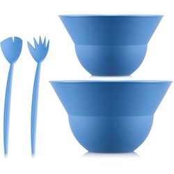Set mit 2 Schüsseln 3 L und 4,9 L mit Salatbesteck - BODUM - Topee - M