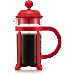 French Press Coffee Maker - BODUM - Java - Plastic Frame and Lid - 3 C
