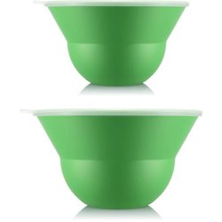 2er-Set Salatschüsseln 3 l und 4,9 l mit Silikondeckel - BODUM - Topee