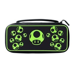Draagtas - PDP - 1 UP Glow In The Dark - Nintendo Switch - Zwart