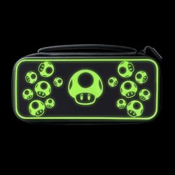 Tragetasche - PDP - 1 UP Glow In The Dark - Nintendo Switch - Schwarz