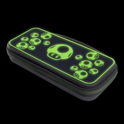 Tragetasche - PDP - 1 UP Glow In The Dark - Nintendo Switch - Schwarz