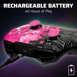 PDP - Mando inalámbrico Glow para Nintendo Switch y Switch OLED - Gran