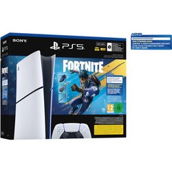 PS5 Digitalpaket: PlayStation 5-Konsole (Slim-Modell) + Fortnite Flowe