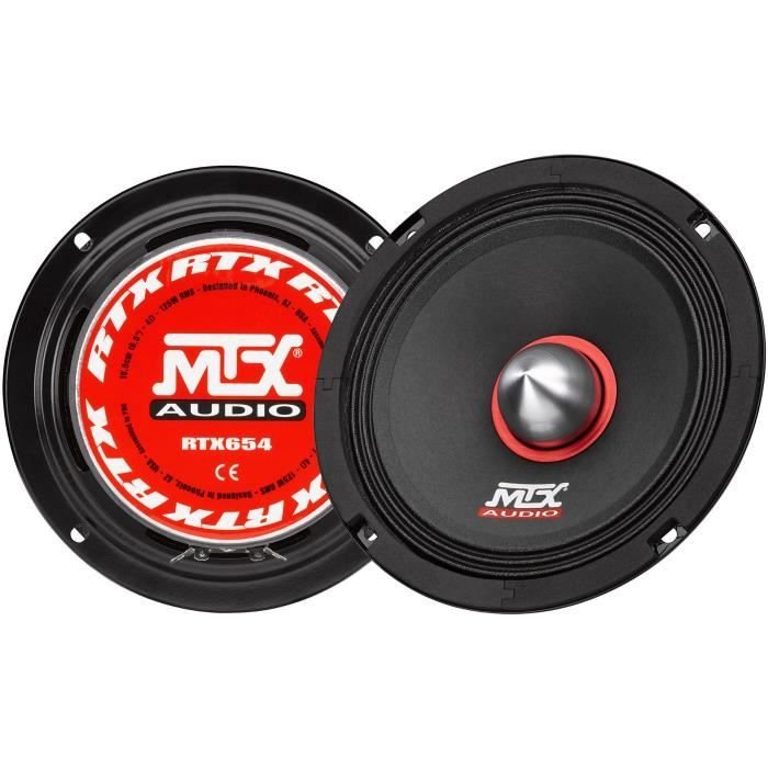 MTX High Efficiency Medial Speaker RTX654 - 16.5 cm - 125W