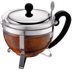 BODUM CHAMBORD Theepot met zeef 1L grijs