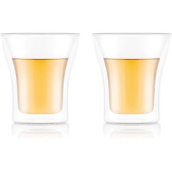 Set 2 bicchieri - BODUM - Assam - Doppia parete - 0,2 l - Trasparente
