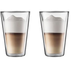 BODUM CANTEEN Set van 2 dubbelwandige glazen 0,4 l Transparant