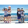 Casco de bicicleta - CRAZY SAFETY - Leopardo - Talla S (49-55 cm)