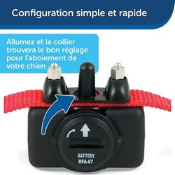 Collier anti aboiement pour Chien - PetSafe - Stimulation Eléctrostati