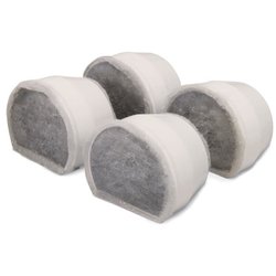 DRINKWELL 4 filters voor vervanging van houtskool voor fonteinen van A