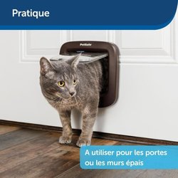 Verlängerungstunnel für Tür  PETSAFE  MICROSHIP  Braun