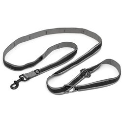 Hands-free leash - KURGO - QUANTUM - 6 positions - 120 to 180 cm - Bla