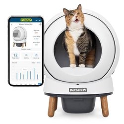 Self-cleaning litter box - PETSAFE - SMART SPIN - Connected - White