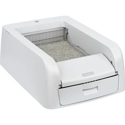 Selbstreinigende Katzentoilette  PETSAFE  CLUMPING  vernetzt  Weiß