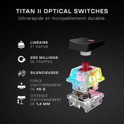 Tastiera da gioco meccanica ottica wireless Turtle Beach Vulcan II Min