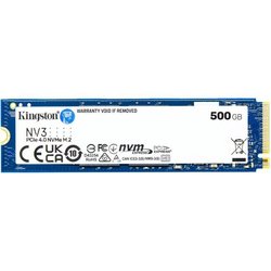KINGSTON - NV3 - SSD interno - 500 GB - PCIe 4.0 NVMe M.2 2280