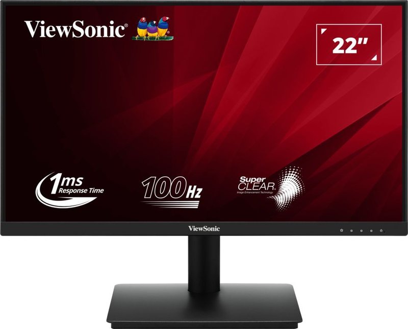 PC-Bildschirm  VIEWSONIC  22 Zoll  Full HD  100 Hz  VA-Panel  1 