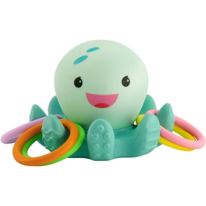 Badespielzeug - INFANTINO - Leuchtender Badekrake mit Ringen