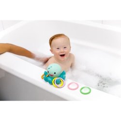 Badespielzeug - INFANTINO - Leuchtender Badekrake mit Ringen