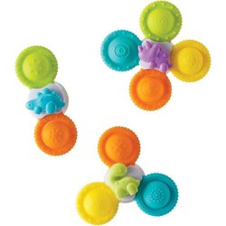 Juego de 3 spinners - INFANTINO - 305289 - Silicona
