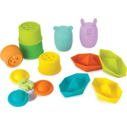 Badeset - INFANTINO - 315341 - 11-teilig - Silikon