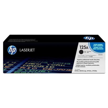 HP 125A Genuine Black LaserJet Toner (CB540A) for HP Color LaserJet CM